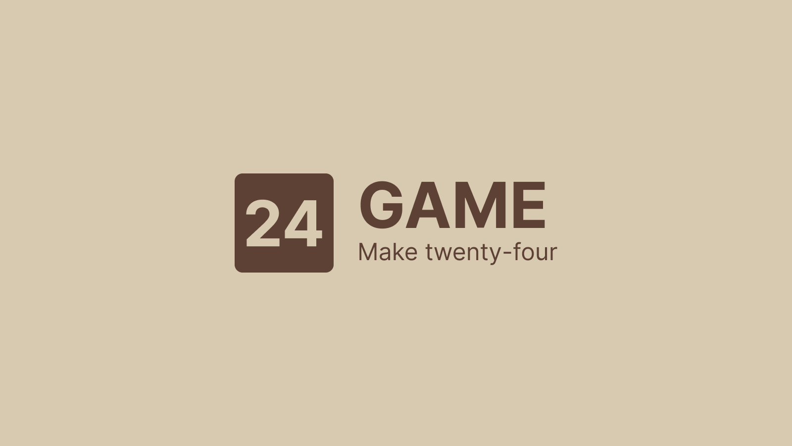 24 Game Solver